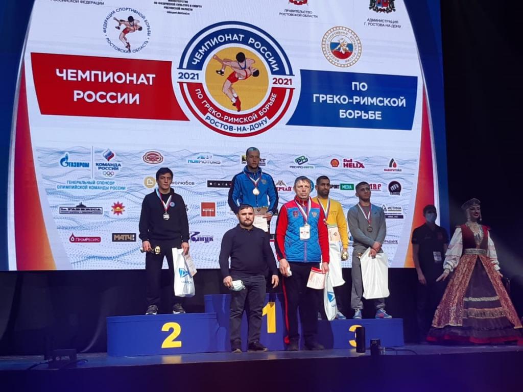 Подольчанин одержал победу в Чемпионат России по греко-римской борьбе