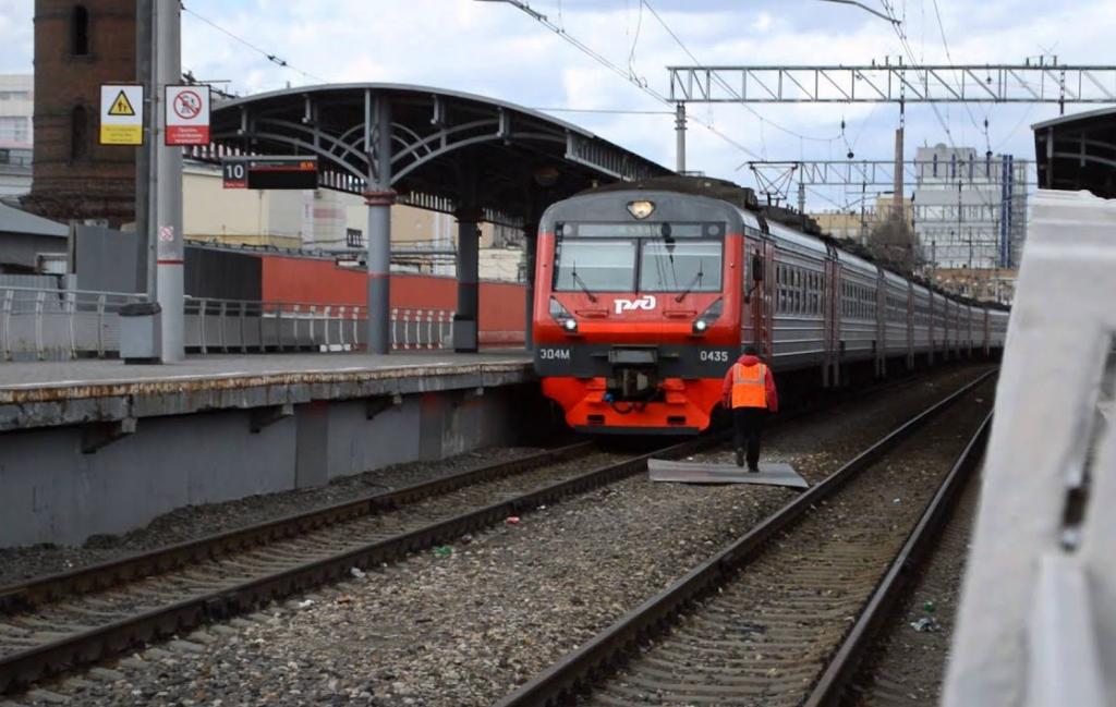 Ремонтные работы в районе железнодорожного переезда на перегоне Гривно — Львовская