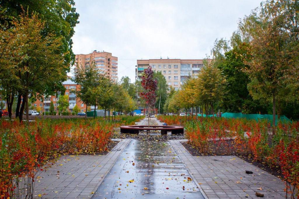 Обновленный сквер 200-летия Подольска порадует жителей в День города
