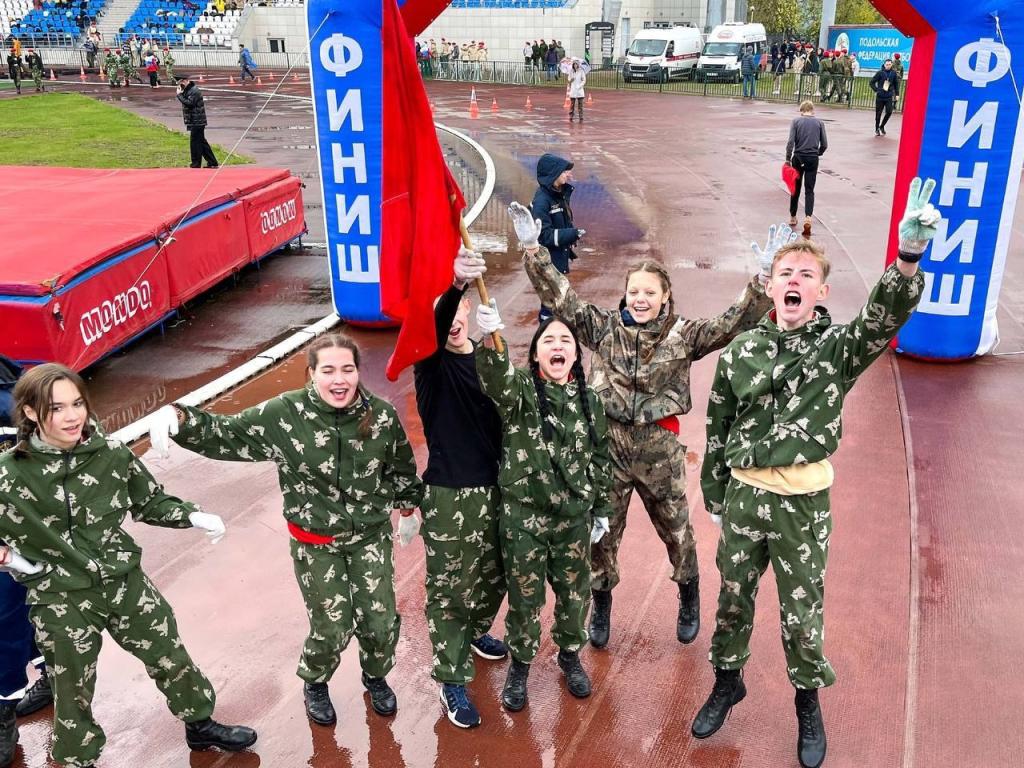 На стадионе «Труд» прошла⁣⁣ IX военно-патриотическая игра «Наследники Победы»