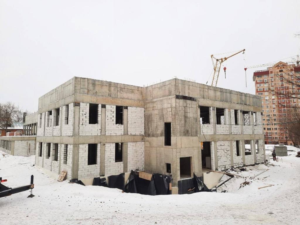 Строительство детского сада в мкр-не Климовск