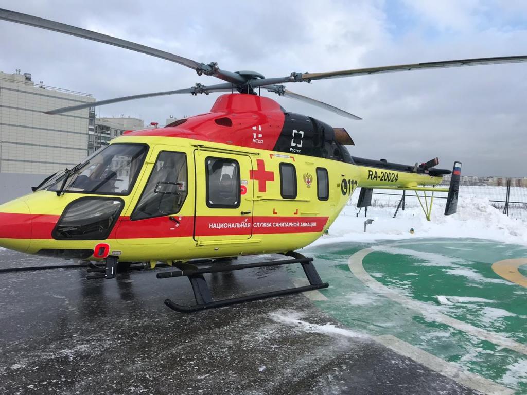 Новый вертолет пополнил санитарную авиацию Подмосковья