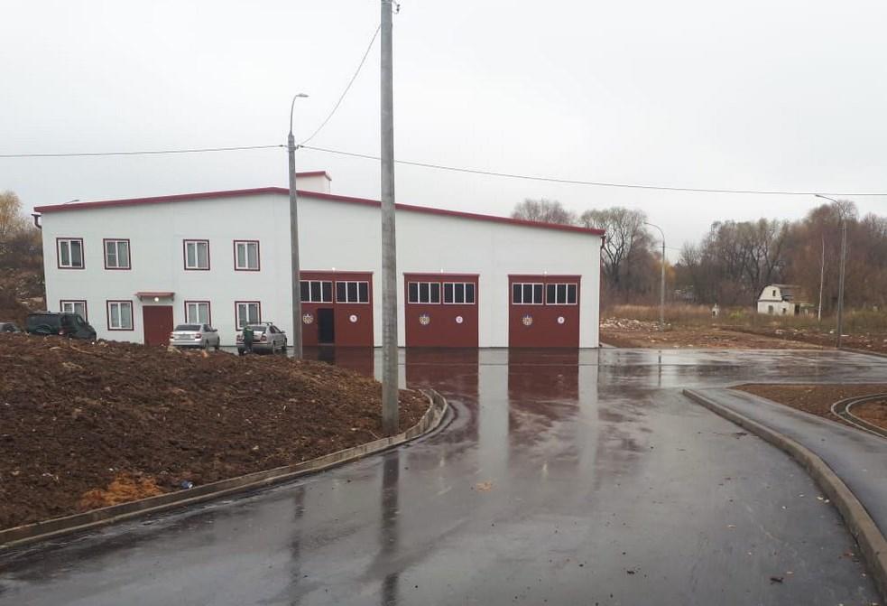 Завершено строительство нового здания пожарного депо